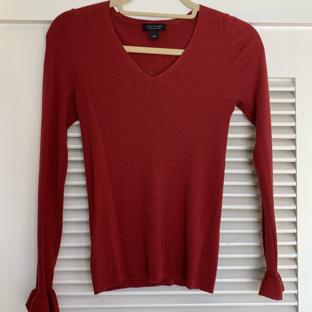 Ann Taylor Merino Wool Long Sleeve - medium - Picture 4 of 4